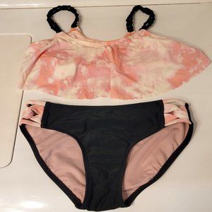 Girls Swim Suit- 2 piece, size 12